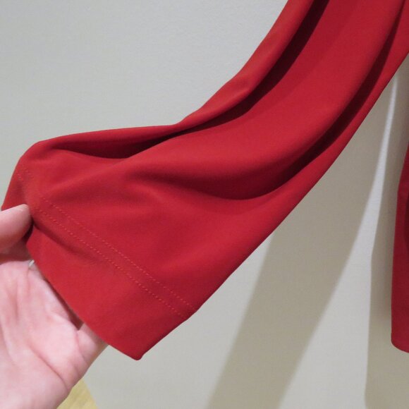 SYMPLI The Blazer in Red Stretch Jersey Lagenlook Comfort Travel Size US 12 NWT - Picture 7 of 13